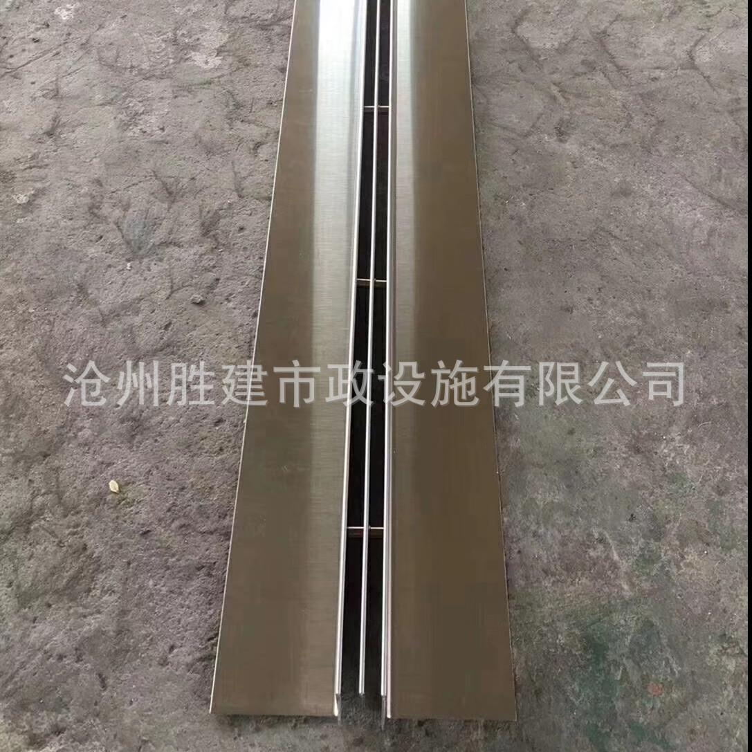 不锈钢304线性排水沟盖板U型缝隙排水槽庭院地沟下水道盖板厂家