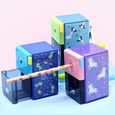 手牌金属削铅笔机手摇笔刨卷笔刀可爱动物0152P