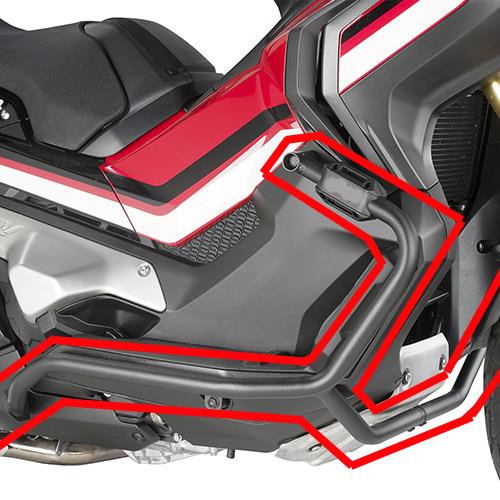 适合本田X-ADV 750越野大绵羊XADV750摩托车保险杠 保护杠 加强款