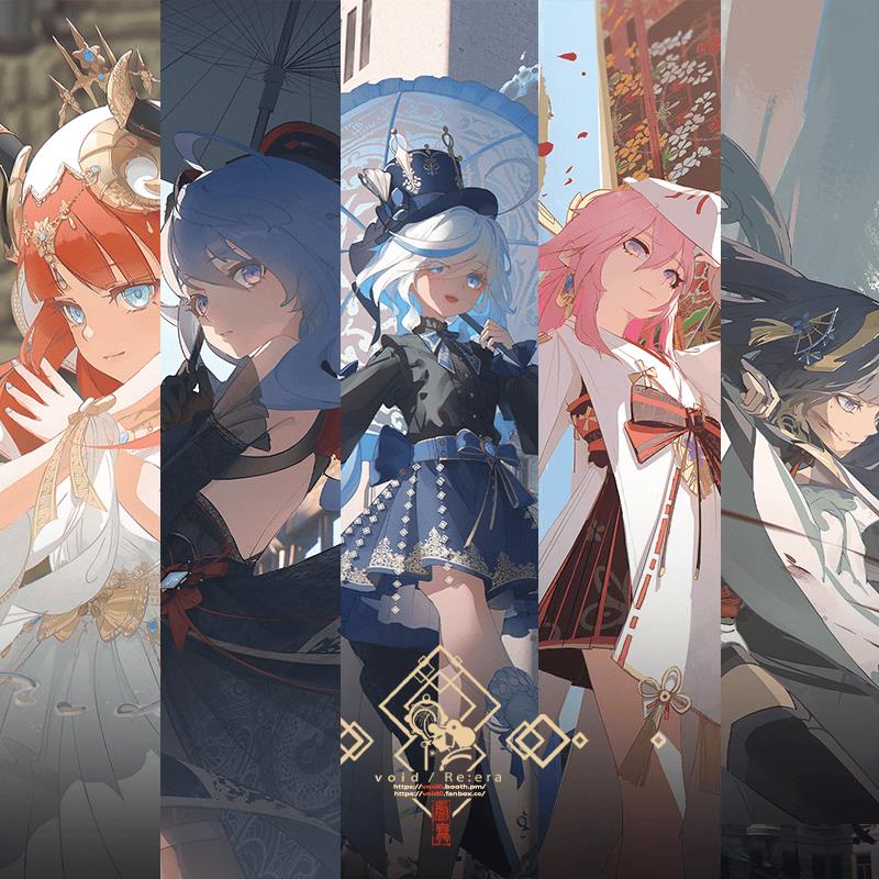 【void新神殿下官方】崩坏星穹铁道藿藿镭射票白月款