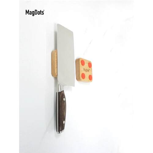 MagDots硅胶磁吸刀架壁挂式厨房刀具收纳架强磁不伤刀免打孔静音