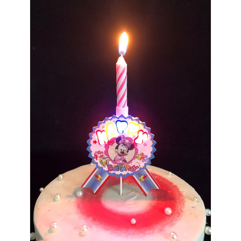生日蛋糕蜡烛创意音乐真人声音唱歌儿童装饰网红派对烘焙插件可爱
