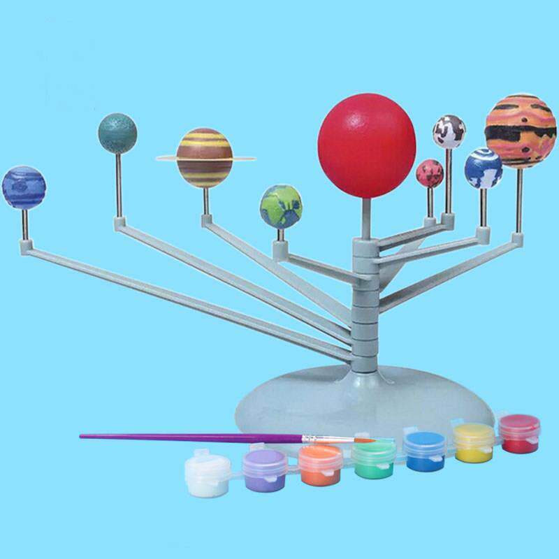diy太阳系九大行星模型科学实验材料包技小制作学生发明幼儿园区