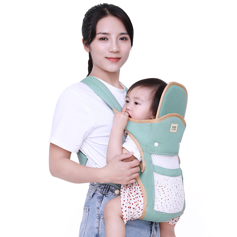 婴儿背带前后两用外出简易夏季透气前抱式L宝宝多功能轻便抱娃神