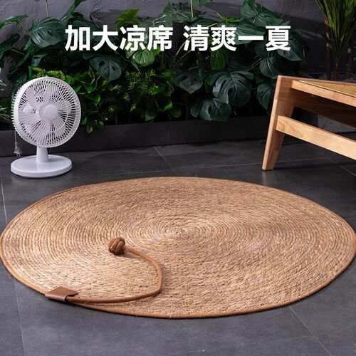 猫窝四季通用猫咪凉席蒲草垫子夏天睡垫狗垫子P狗窝地垫宠物睡觉