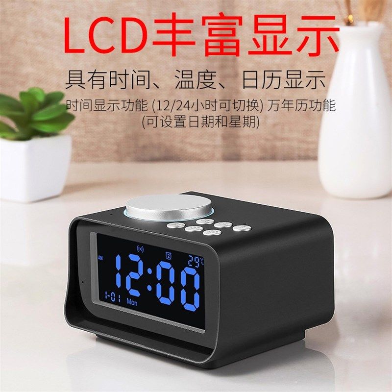 电子闹钟超大声i音变态闹铃超响音量学生智能懒人强力叫醒起床神