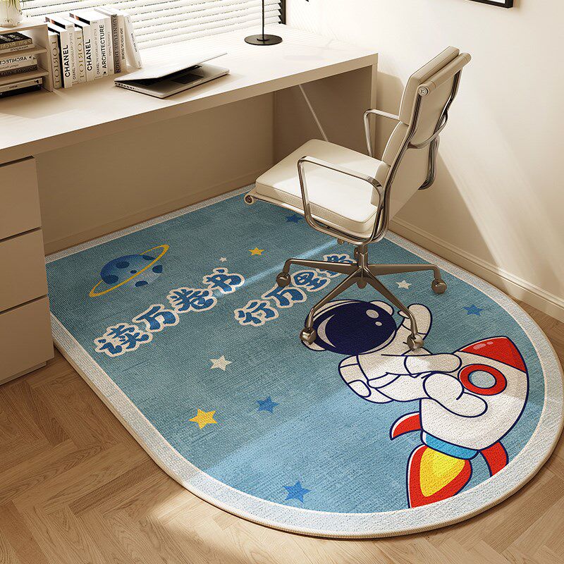 书桌椅地垫卧室学习区梳妆台椅子地毯电K竞房电脑转椅下隔音垫圆