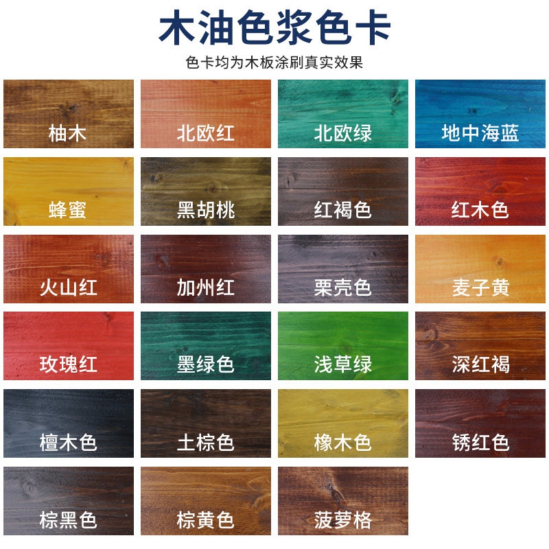 木油 防腐 户外油漆清漆 u透明 防水木蜡油实木防腐木油漆户外防