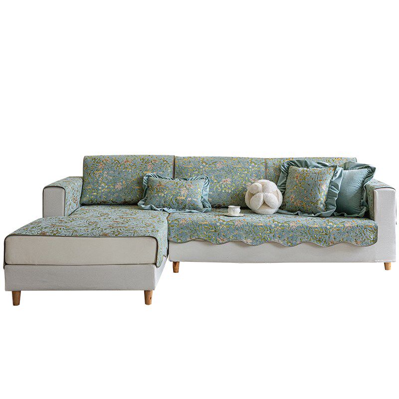 沙发垫四季通用2024新款欧美式B沙发套罩盖巾贵妃位直排三人位盖