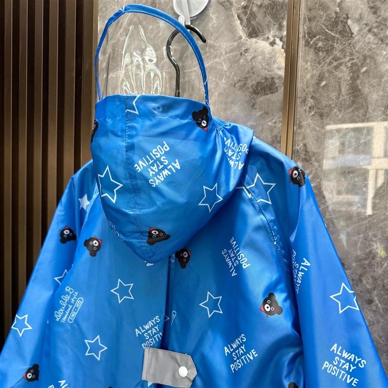 日系2024儿童雨衣n男童女童轻便防水雨披女孩学生幼儿园轻薄防雨