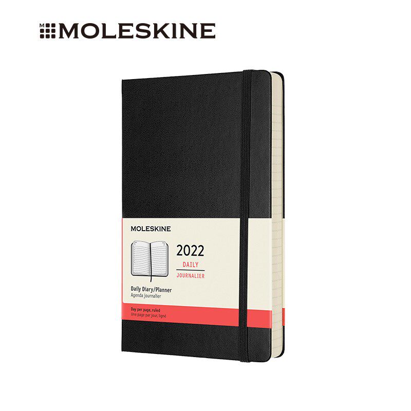 moleskine202o2年日记本日程厚笔记本子经典硬软面日计划A5手帐A6