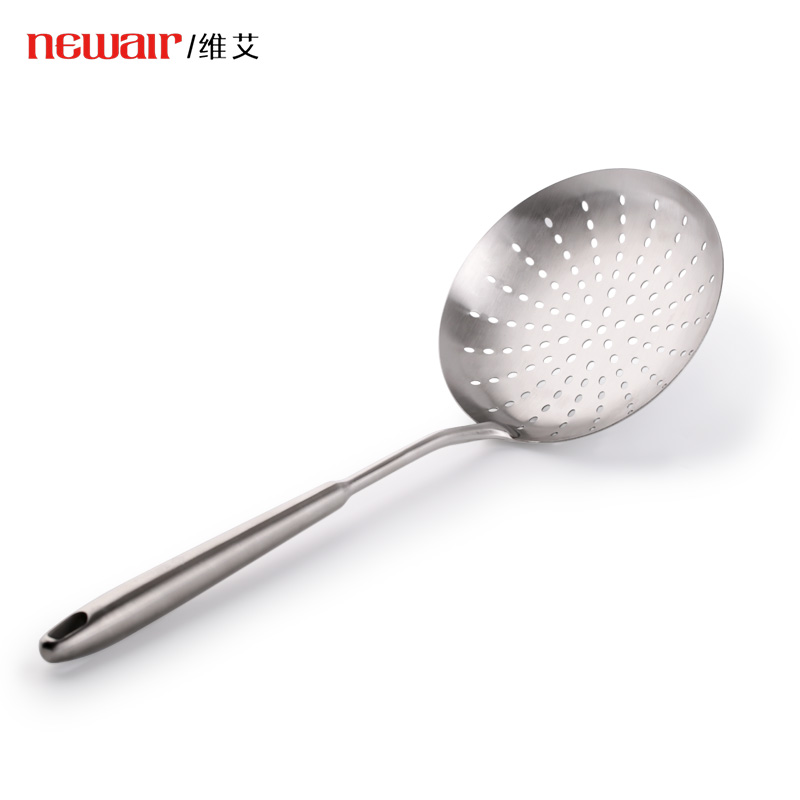 304不锈钢漏勺过滤网勺捞面饺子网筛小油炸N家用 厨房大号火锅笊