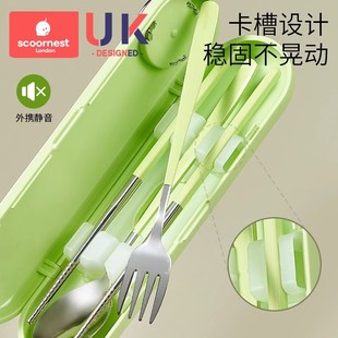 儿童餐具套装筷子元宝勺子叉子2-3岁4-6岁P宝宝自主进食辅食工具