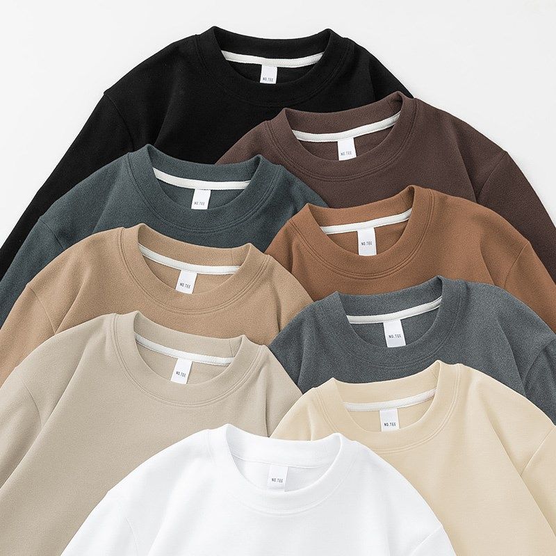 双面德绒打底衫男士长袖t恤v秋冬季保暖内搭加绒加厚圆领纯色小衫,男装,T恤,淘宝优惠券,粉丝福利购,淘宝优惠卷