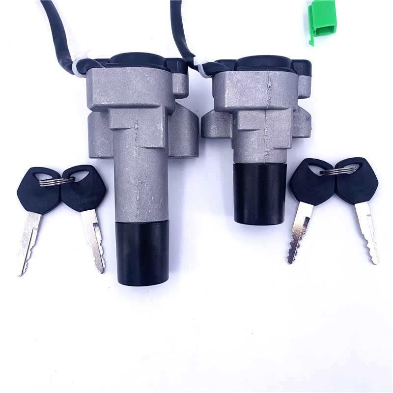 适用国三钻豹eHJ125K-A/2A/3A套锁电门锁点火开关坐垫电源锁油箱