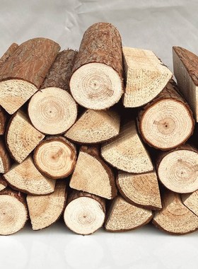 木柴壁炉木材露营k取暖篝火原木灶台摆件柴背景墙客厅饭店民宿装