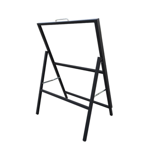 铁质户外手提海报架折叠双面广告架落地式 防L风A字型kt板展示立牌