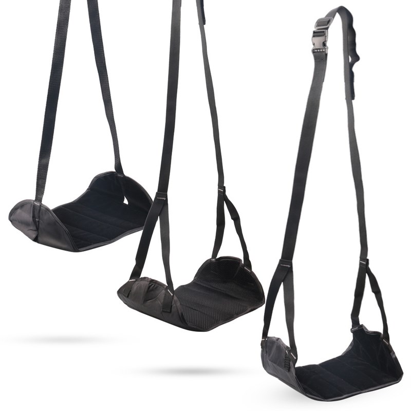 户外foot rest飞q机歇脚吊床吊带腿放松腿部肌肉办公室休息歇脚垫