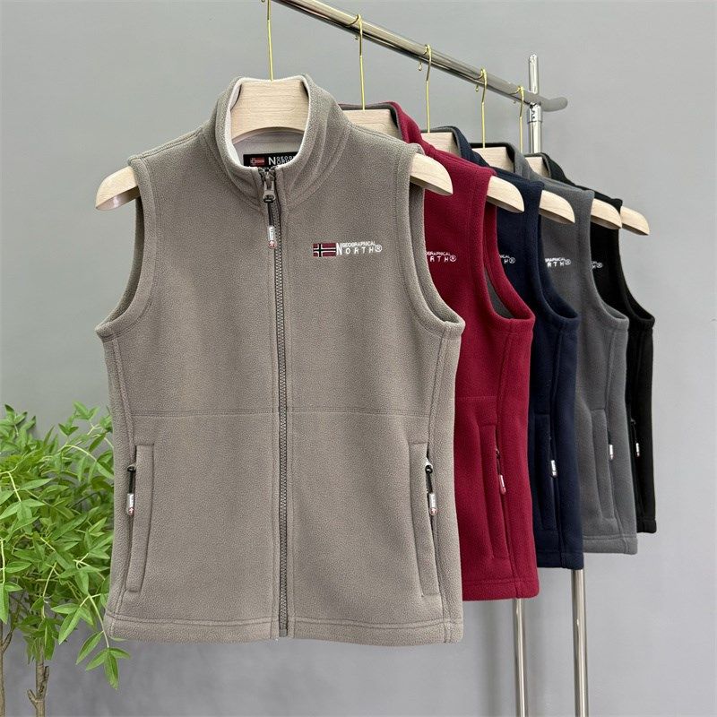 挪威新品保暖加绒加厚马甲男w女款防寒双面绒背心百搭坎肩外穿内,男装,常规马甲,淘宝优惠券,粉丝福利购,淘宝优惠卷