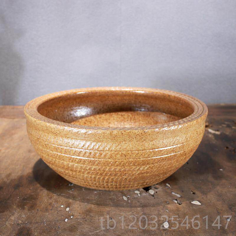 正品景德粗镇陶缸瓷粗鱼缸大号养鱼花盆陶缸客厅陶大号乌龟小金鱼