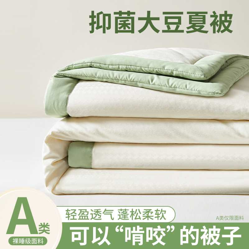 超划算A类夏季大豆纤维夏凉被子化纤被