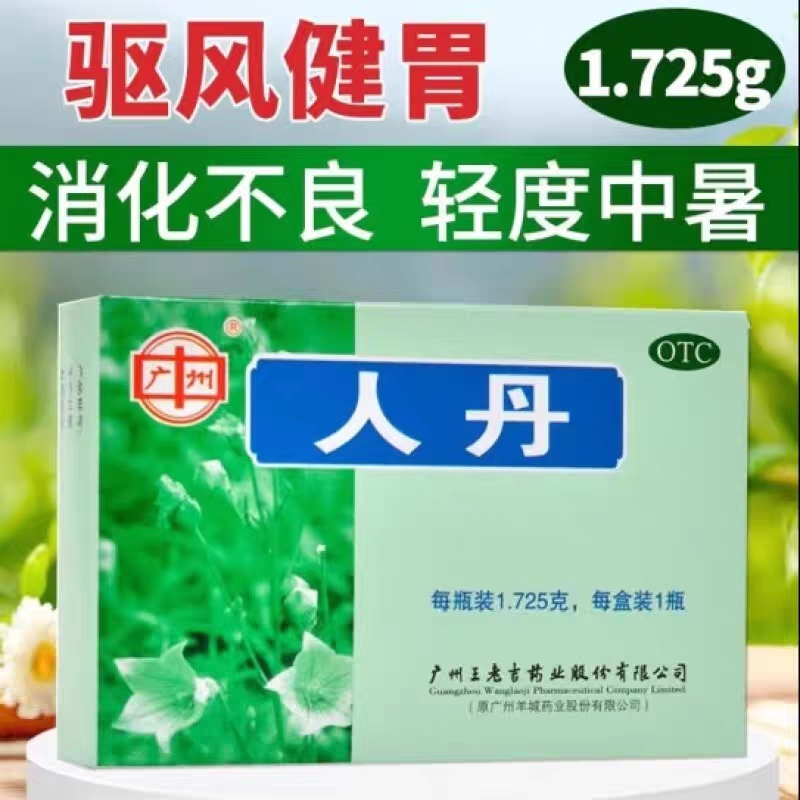 广州 人丹 1.725g*1瓶/盒