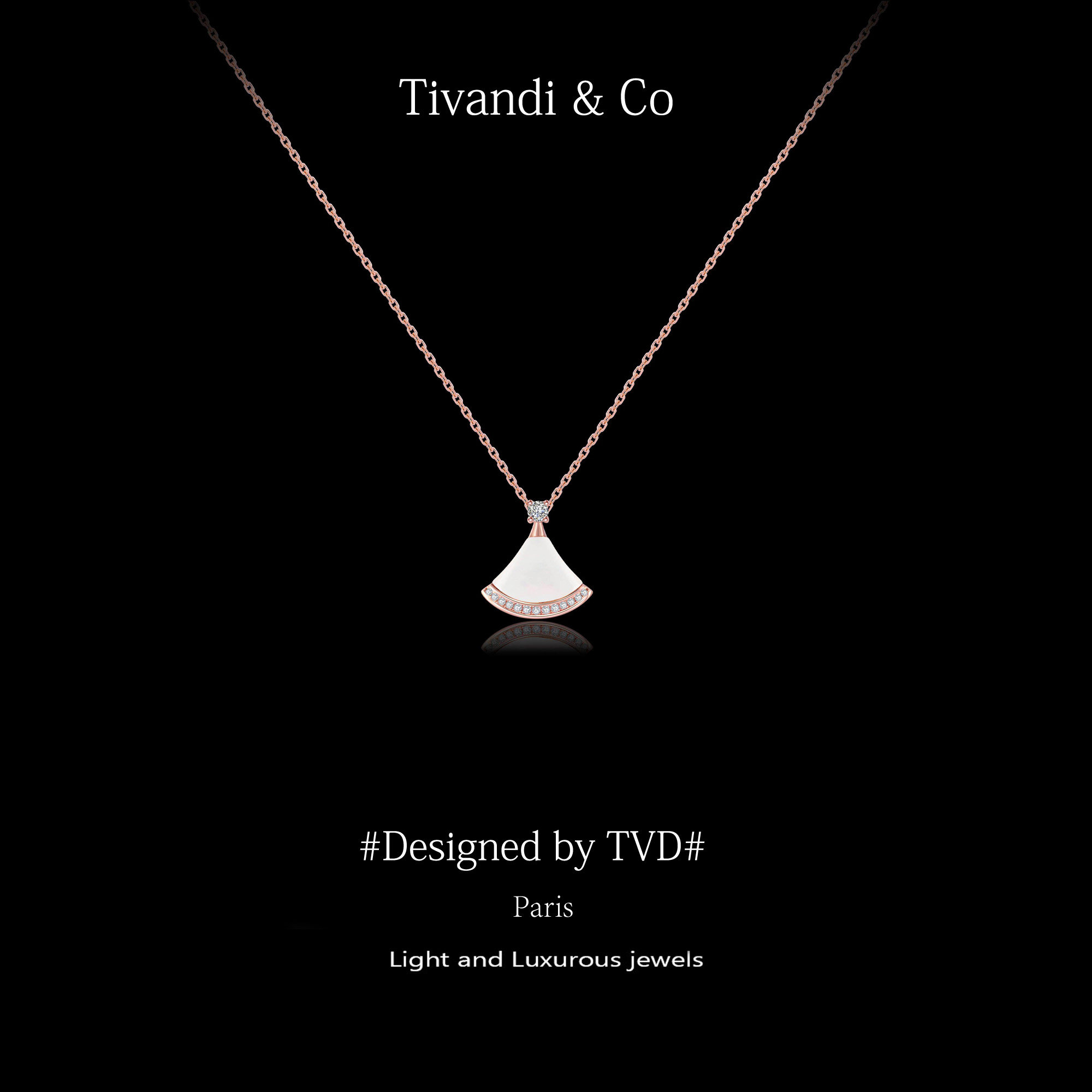 Tivandi&Co贝壳纯银项链