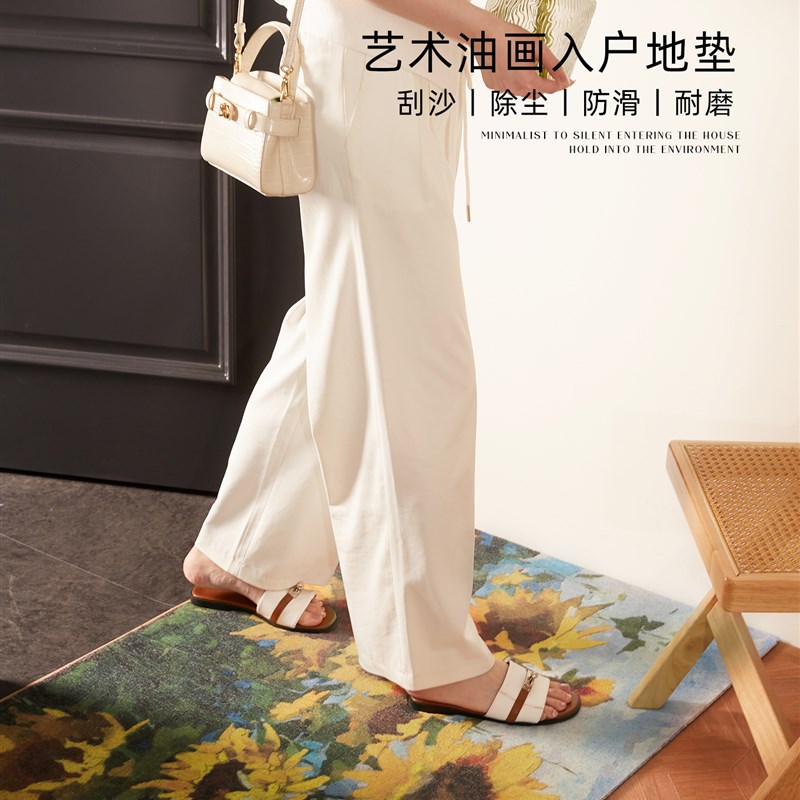 地板垫入口门垫小新鲜耐磨擦土2025新房入口门钢丝圈耐污脚垫