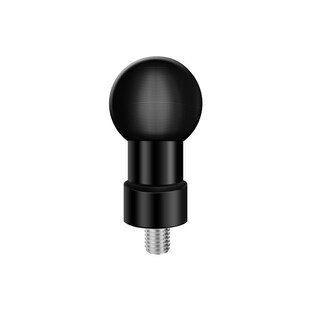 20mm球头手机支架配件底座铝合金m10/m8/m6螺丝连杆转接1/4球头