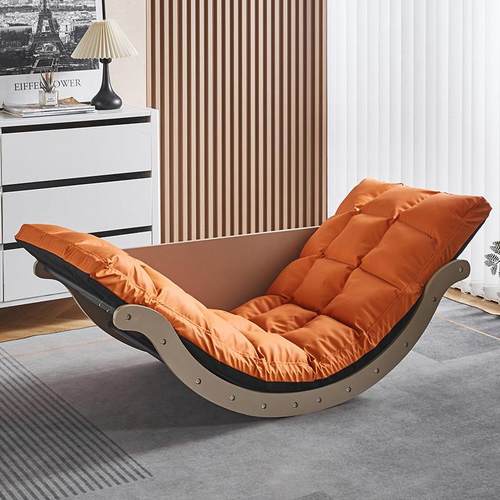 懒人沙发摇椅香蕉椅榻榻米多用多功能摇椅客厅卧室阳台躺椅月亮椅