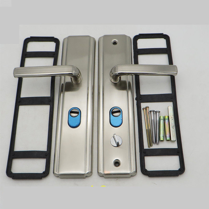 老盼盼 防盗门 老美心防盗门 12型把手孔距235 椭圆锁孔门锁配件