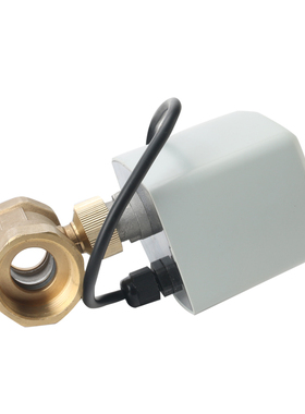 电动球阀二通三通中央空调风机盘管电动阀6分DN15 20 25 32 40 50