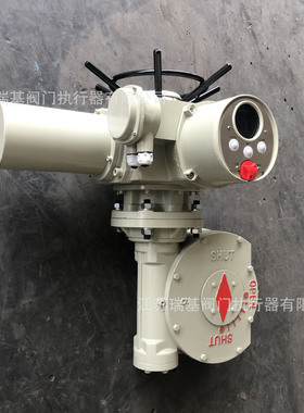 大口径电动蝶阀驱动装置 多回转加涡轮MA123F5-24S3 AC380V