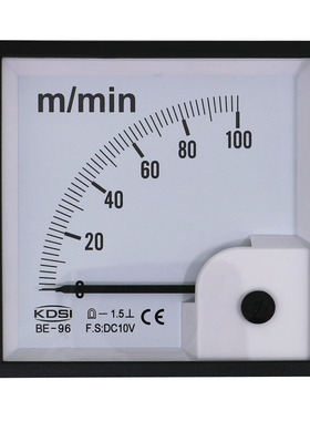 KDSI工厂供应指针式直流电压表BE-96 DC10V 100m/minCE认证电压表