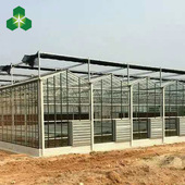 温室大棚材料厂 玻璃温室材料 玻璃温室大棚 连体大棚玻璃覆盖