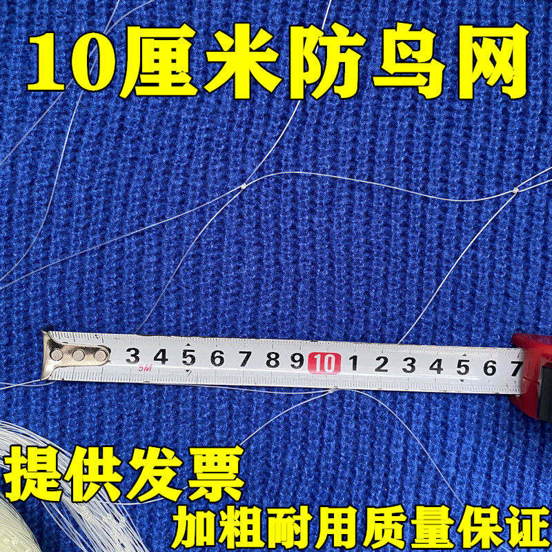 鱼塘防鸟网尼龙十厘米网孔防白鹭用的网锦鲤鱼塘养殖场天网防护网