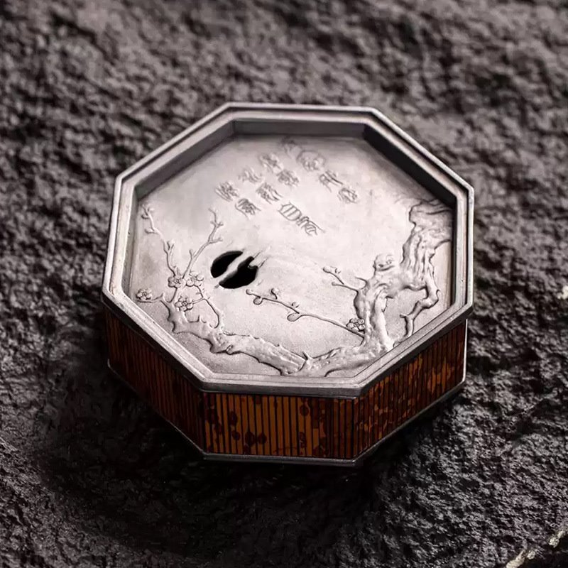 中式仿古手工湘妃竹茶盘储水壶承茶池养壶垫紫砂壶小茶船干泡台