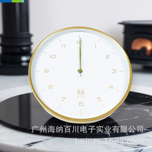 简约风格挂钟玻璃钟面设计客厅挂墙时钟家用钟表厂家直销质量保障