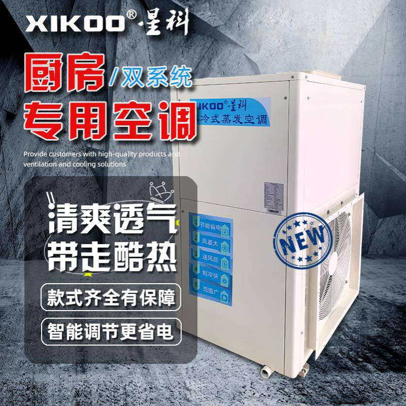 风冷式厨房空调单冷型商用厨房饭堂立式空调机组整机工业厨房空调