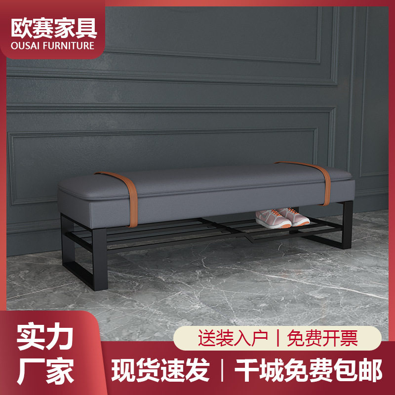 轻奢换鞋凳北欧家用门口客厅长椅卧室床尾凳入户玄关鞋柜试穿鞋凳