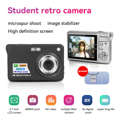 HD Camera48Million Pixel 8x Digital Zoom Night Vision相机