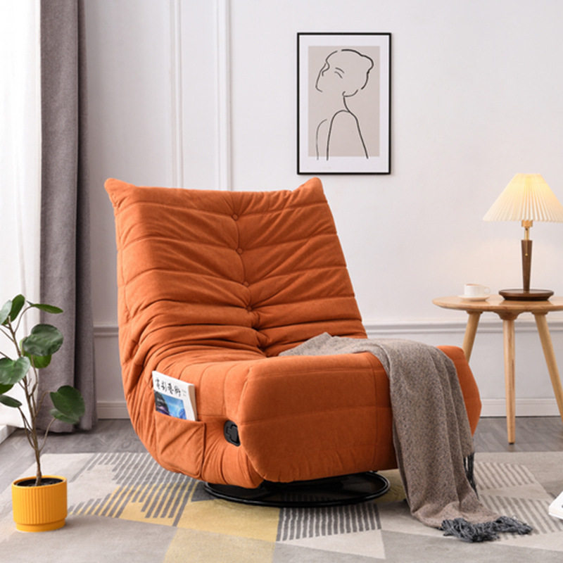 网红毛毛虫多功能单人旋转沙发客厅阳台可躺懒人沙发休闲电动躺椅