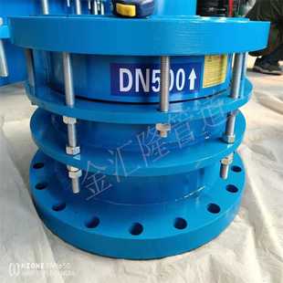 管道伸缩器 DN500双法兰限位伸缩接头 钢制限位伸缩节图集