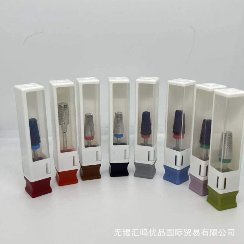 美甲专用五合一美甲打磨头俄式前置处理钨钢美甲磨头打磨机替换