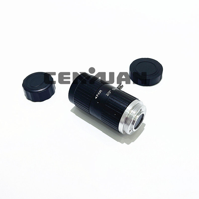 50mmFA工业镜头C接口5M像素2/3英寸光圈2.0视觉相机镜头