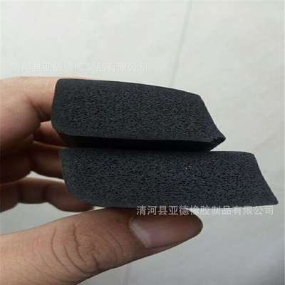 人防门密封条 密闭门三元乙丙发泡条 人防设备密封橡胶条