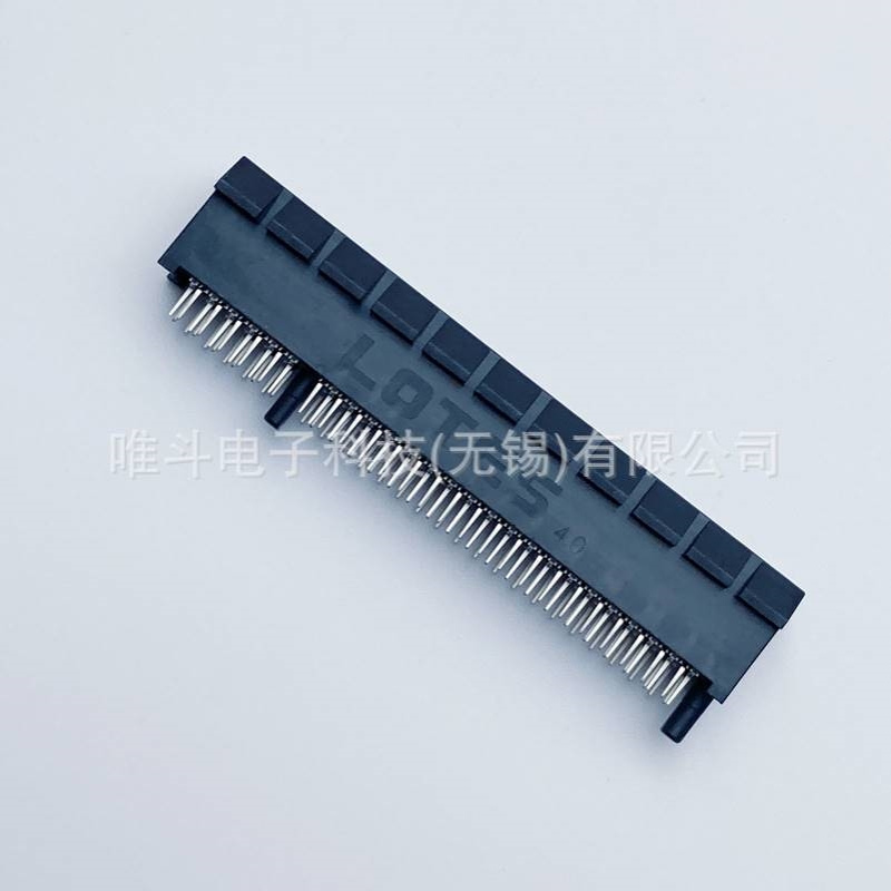 LOTES APCI0519-K014C PCIE 4.0连接器 Gen4 8X 98Pin DIP直插型