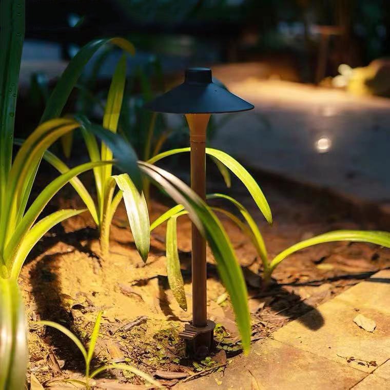 草坪灯户外防水led简约庭院别墅花园景观灯创意蘑菇水管草地灯