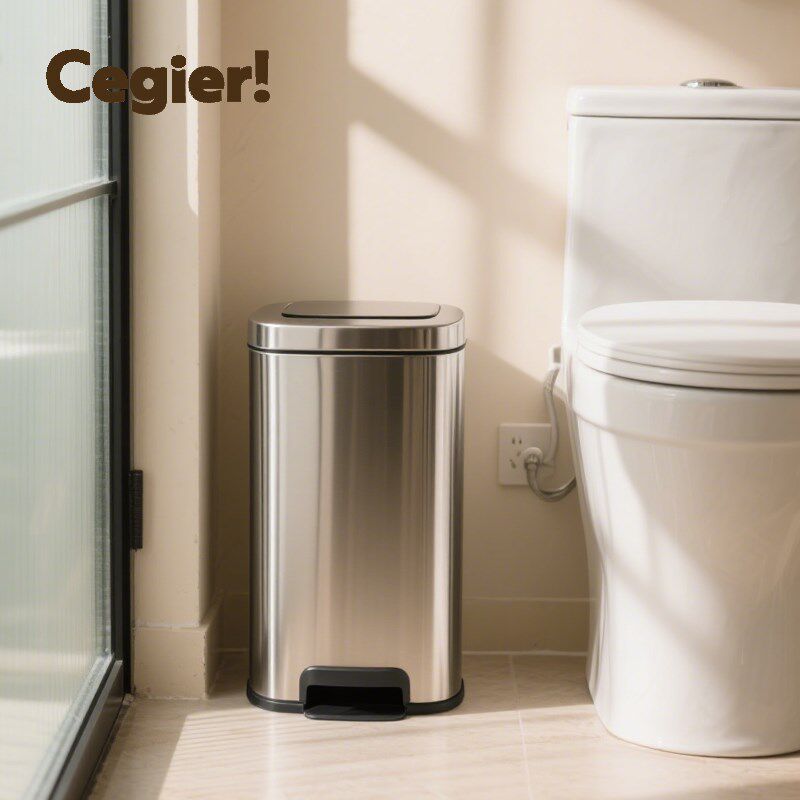 2025新款卫生间专用垃圾桶家用厨房客厅厕所夹缝小号带盖脚踏窄缝