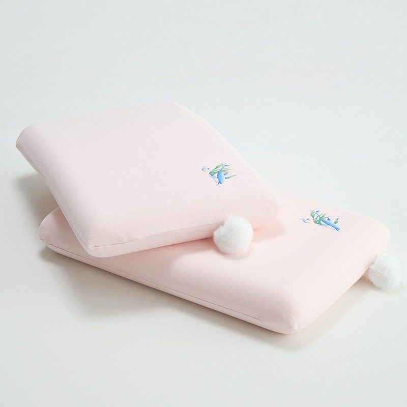 精选A类全棉儿童枕芯可拆洗毛球慢回弹枕头柔软儿童记忆棉学生护